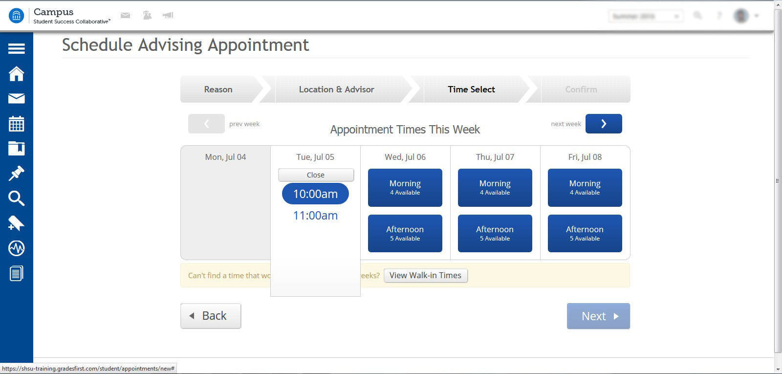 Schedule appointment 5 MSP
